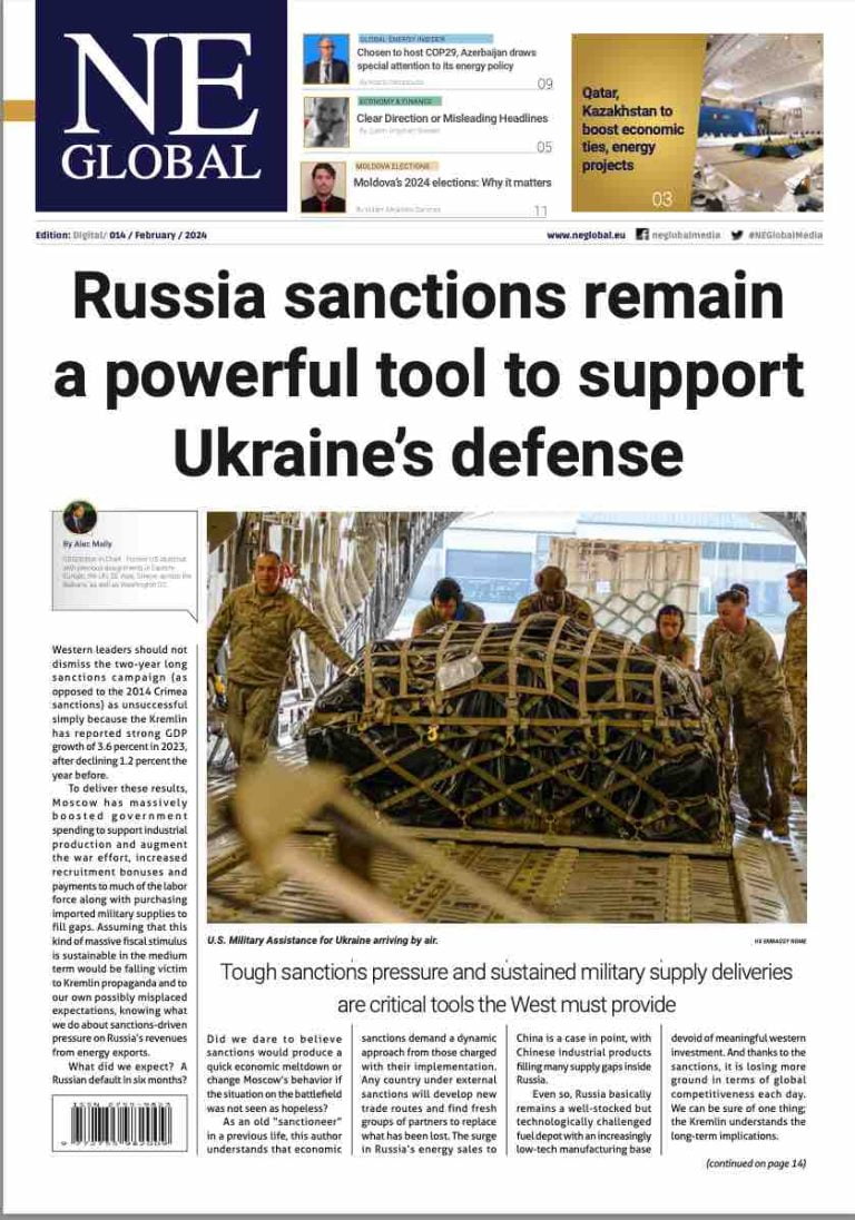 NE Global’s February Edition: Russia sanctions remain a powerful tool to support Ukraine’s defense