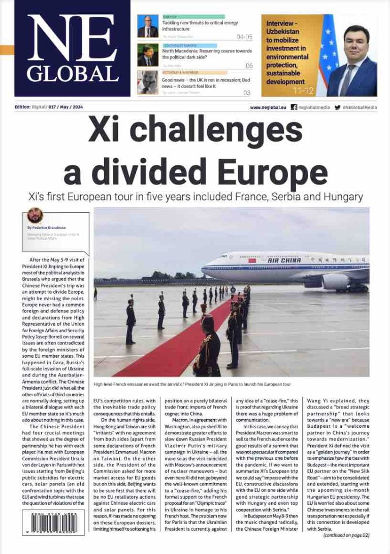 NE Global’s May Edition: Xi challenges a divided Europe NE Global’s May Edition: Xi challenges a divided Europe