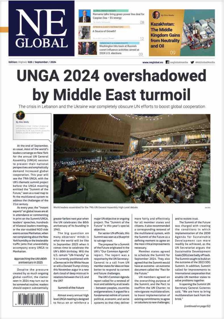 NE Global’s September Edition: UNGA 2024 overshadowed by Middle East turmoil NE Global’s September Edition: UNGA 2024 overshadowed by Middle East turmoil